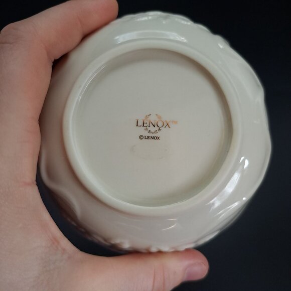 Lenox Rosebud Collection All Purpose Bowl Gold Trim Floral Decorative - Picture 10 of 10